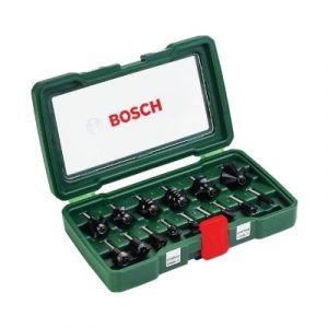 Bosch 15-delni set TC glodala (1/4" prihvat) - slika 1
