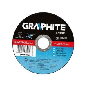 GRAPHITE rezna ploča za metal 125x2.5x22mm 57H708 - slika 1